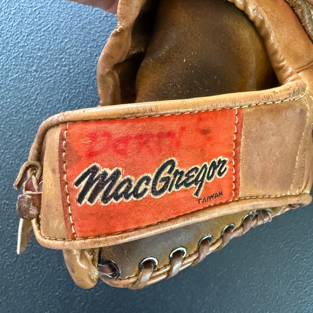 MacGregor Baseball Glove Kids Youth Willie Mays Pro Model M20T Leather Mitt - Picture 3 of 9